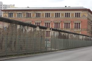 Last remaining section of the Berlin Wall that is standing.