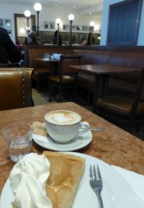 Pear Tart at Café Einstein