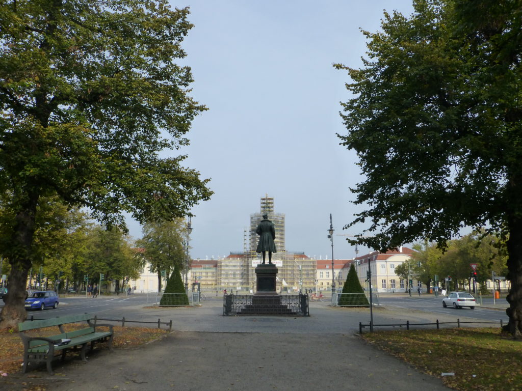 View as we approached Charlottenburg Palace.