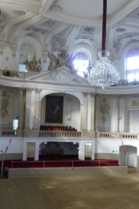 Royal Box in Winter Riding Arena