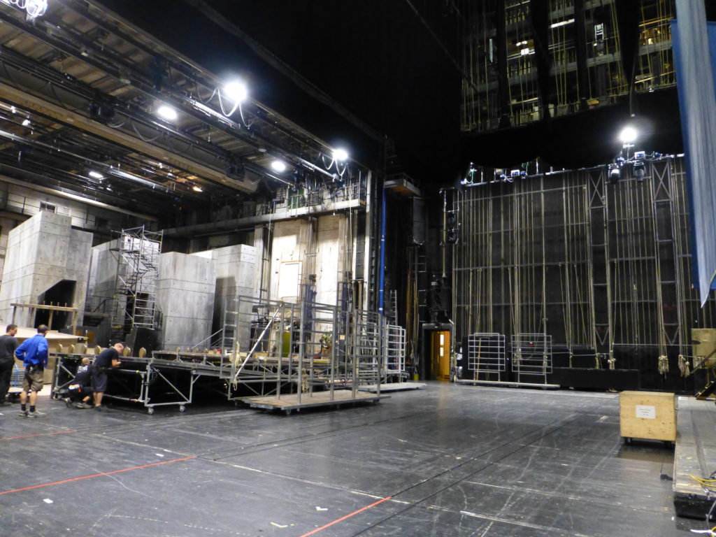 Back stage