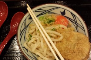 Noodles with raw egg