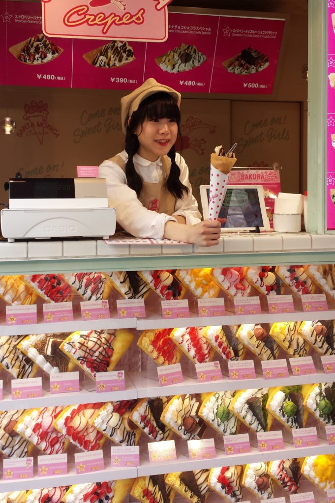Crepe shop on Takeshita Street