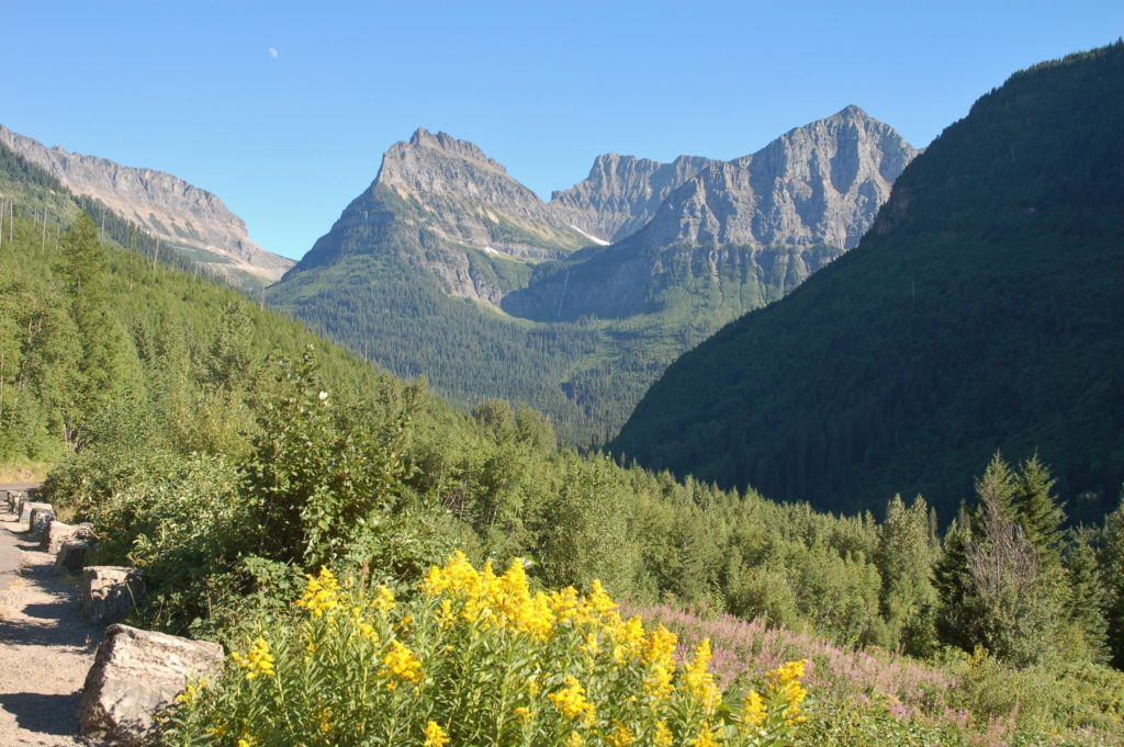 View towards Heavens Peak