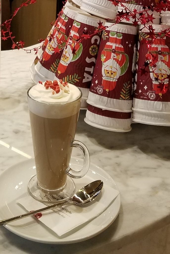 English Trifle Latte at Costa
