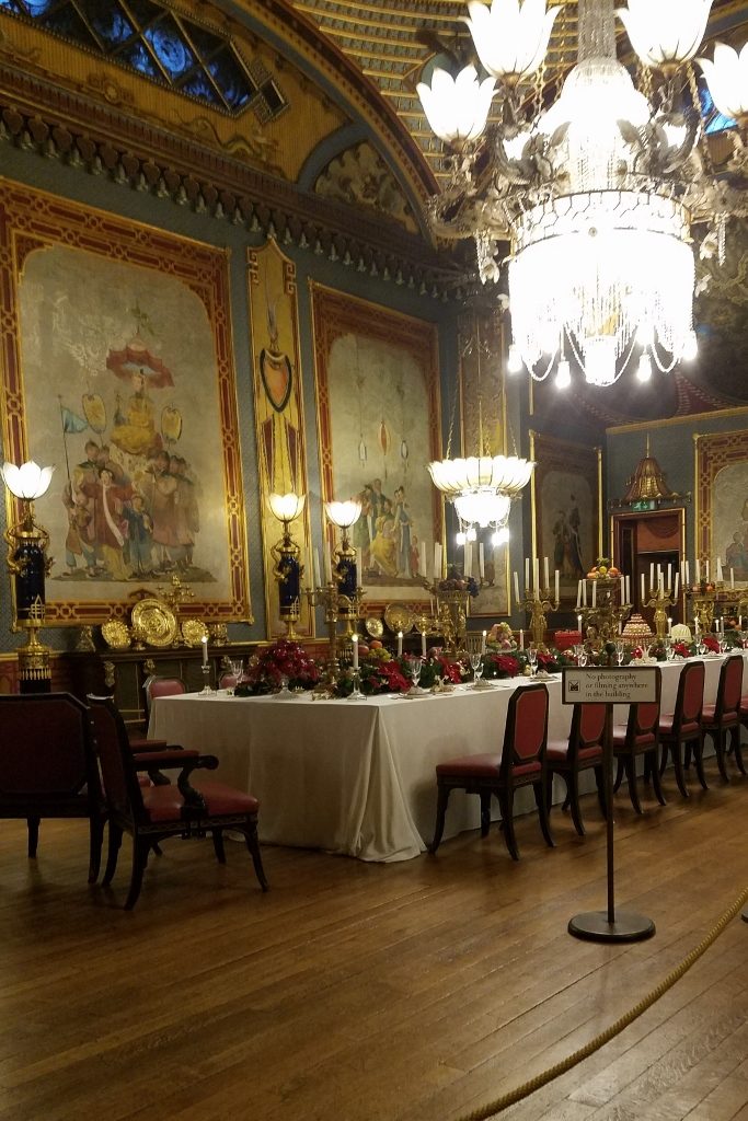 Dining room in Royal Pavilion
