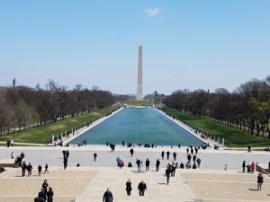 View from the Lincoln Memorial