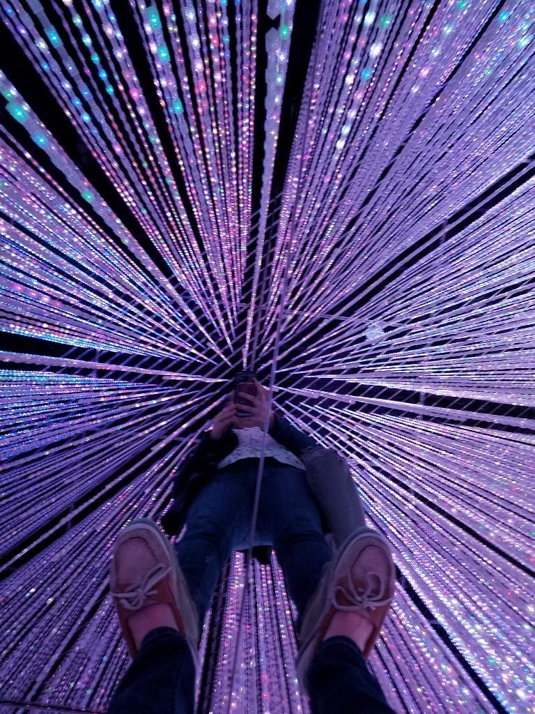 Reflection in the floor